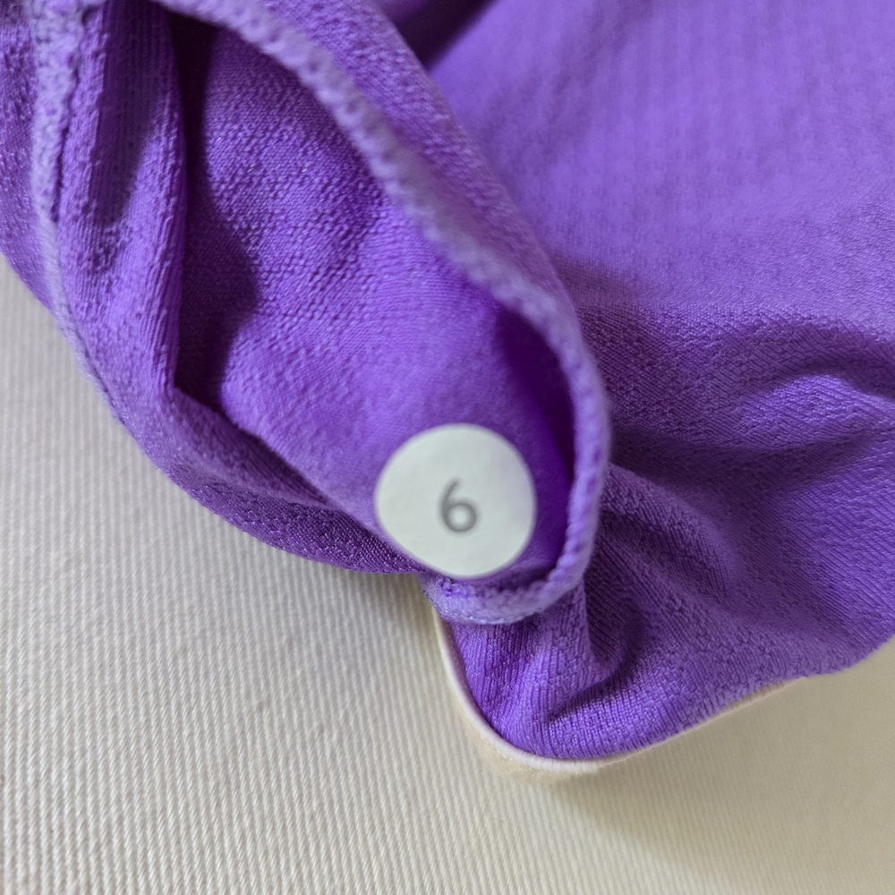 Lululemon Purple & Black Strappy Tank - Picture 2 of 3